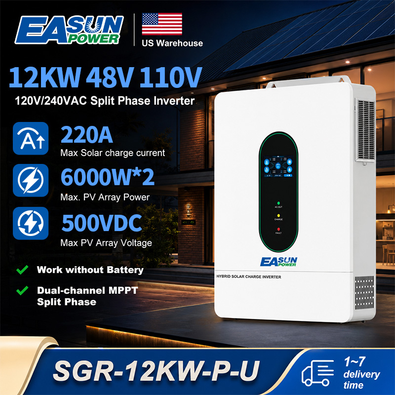 Grid Tie Inverter Limiter 2000W - EASUN POWER 12KW 분리형 인버터 110V