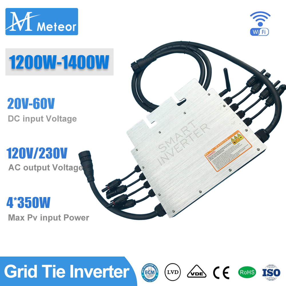 Micro Inverter 1400W Solar Grid Tie - 태양광 그리드 타이 마이크로 인버터, 와이파이