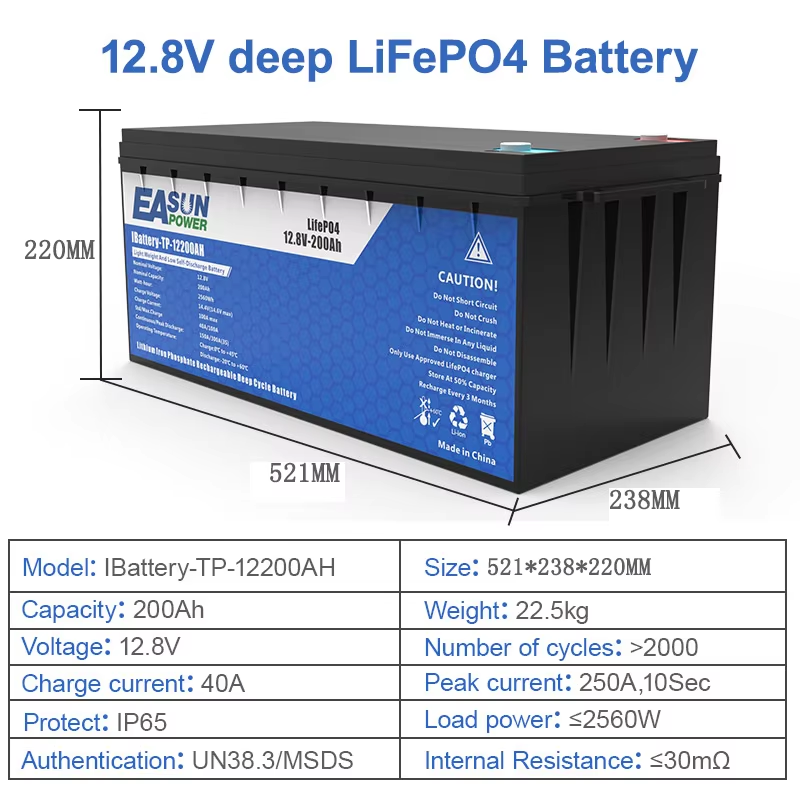 EASUN Power LiFePO4 배터리 100Ah  - Grid Tie Inverter Limiter 2000W 리뷰 및 가격