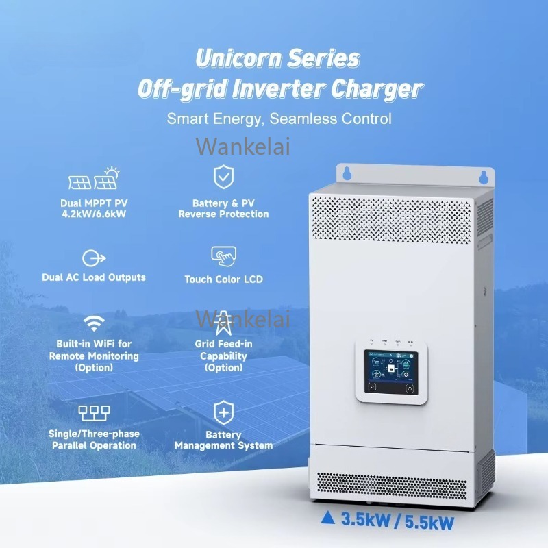 3.5KW 5.5KW 6KW 48v 하이브리드 태양광  - Hybrid Solar Inverter 5.5Kw Mppt 48V 리뷰 및 가격