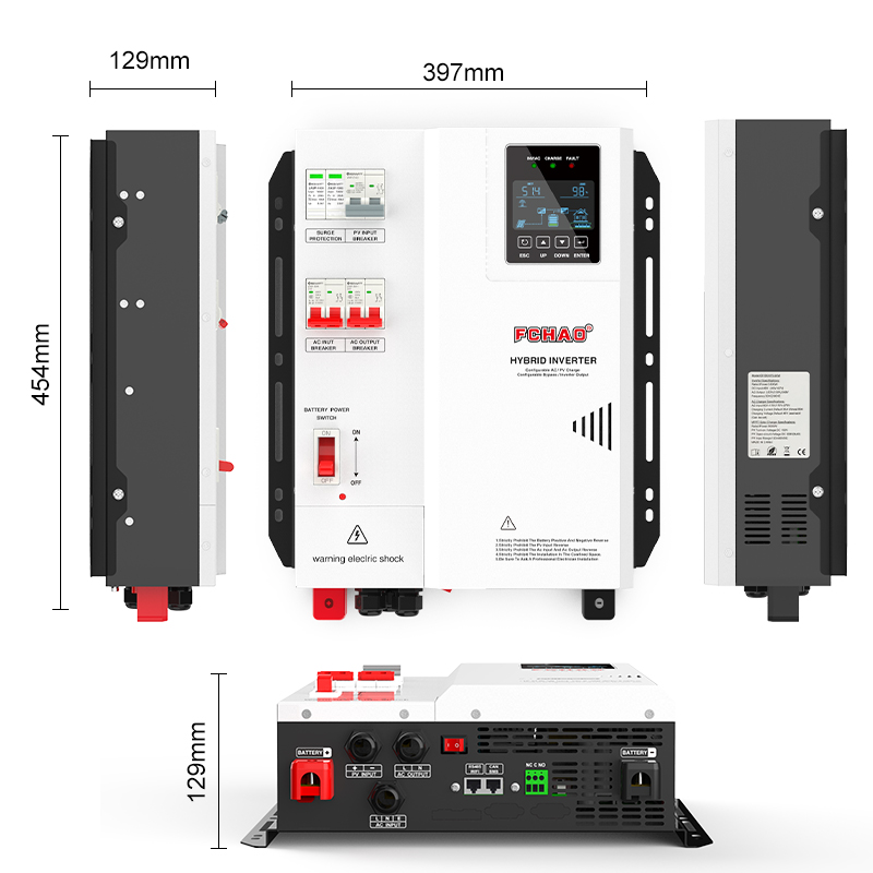 Fchao 태양광 하이브리드 인버터 3KW 4KW 5. - Hybrid Solar Inverter 5.5Kw Mppt 48V 리뷰 및 가격