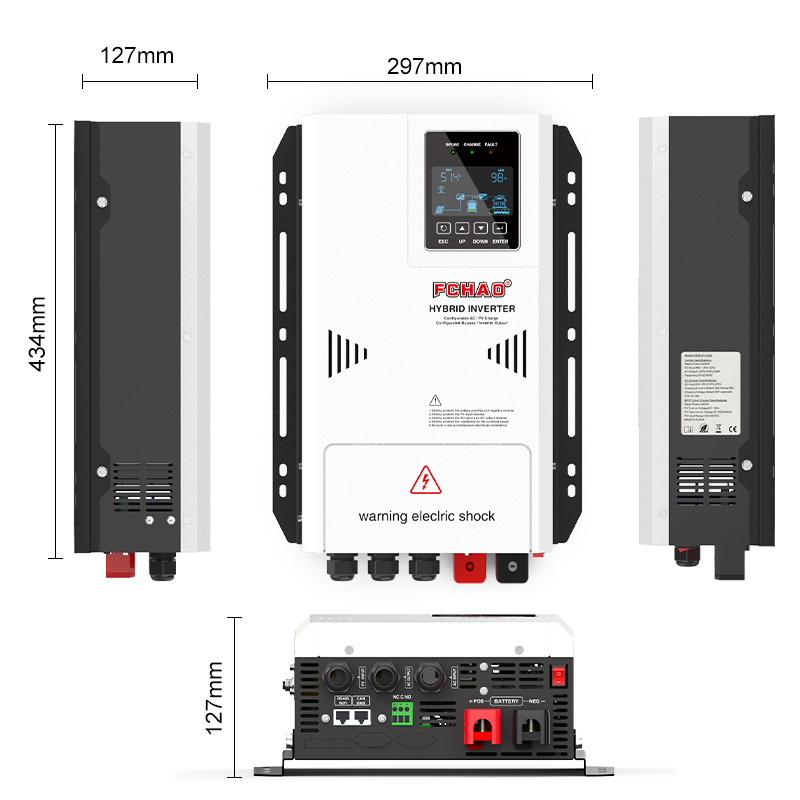 Fchao 태양광 하이브리드 인버터 3KW 4KW 5. - Hybrid Solar Inverter 5.5Kw Mppt 48V 리뷰 및 가격