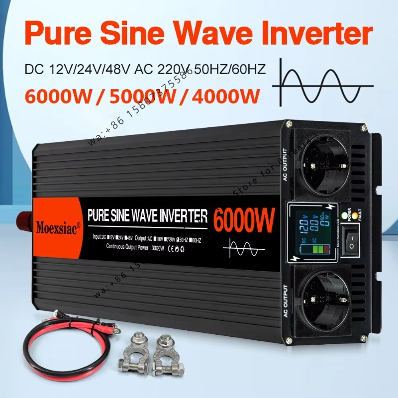 모엑시악 순수 정현파 태양광 인버터 4000W 5000 - Pure Sine Wave Inverter 5000W 48V 220V 리뷰 및 가격