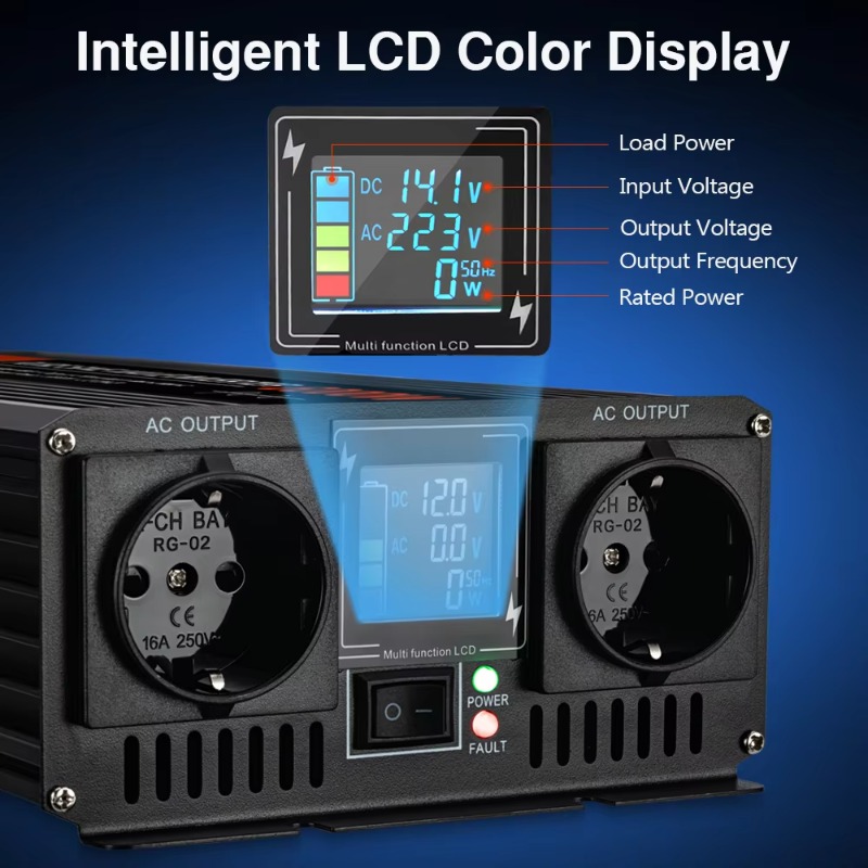 모엑시악 순수 정현파 태양광 인버터 4000W 5000 - Pure Sine Wave Inverter 5000W 48V 220V 리뷰 및 가격