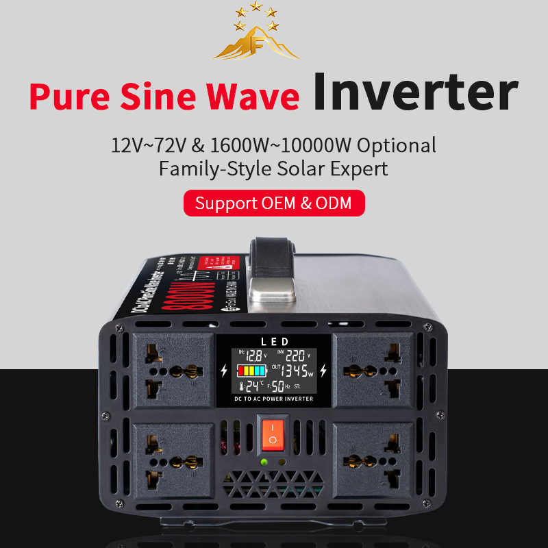 5KW 6KW 8KW 순수 사인파 오프 그리드 인버터  - Pure Sine Wave Inverter 5000W 48V 220V 리뷰 및 가격