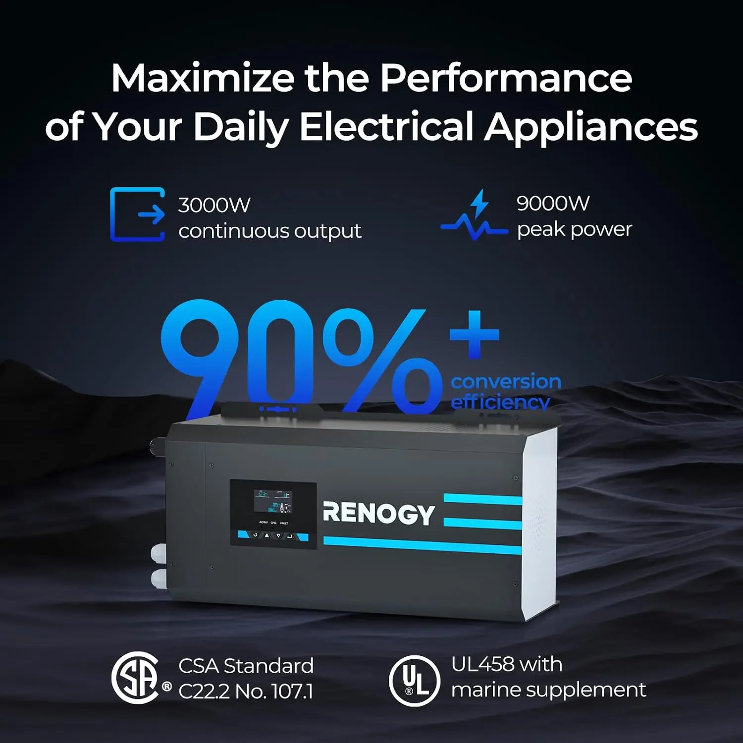 레노지 3000W 순수 사인파 인버터 충전기, 12V  - Rv Pure Sine Inverter Charger 3000W 12V 리뷰 및 가격