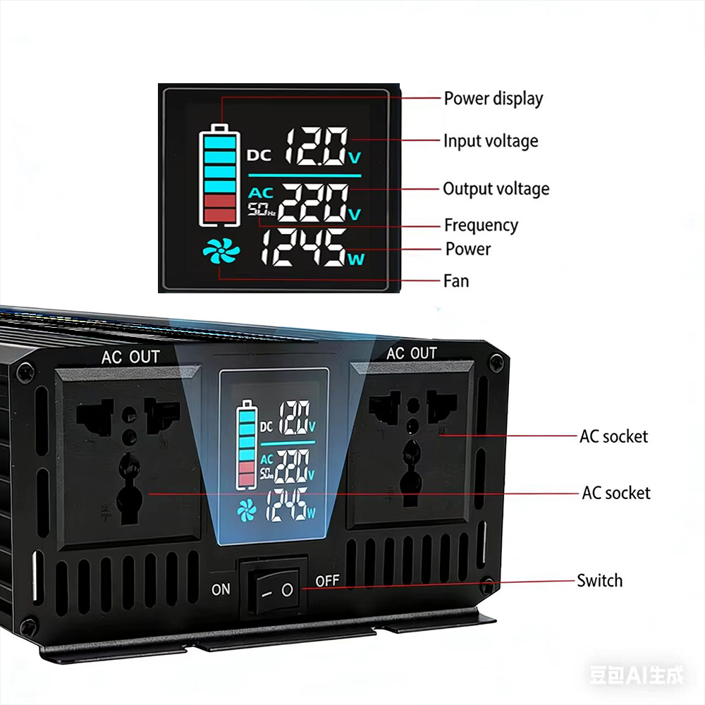 순수 사인파 인버터 DC 12V/24V/48V/60V/ - Pure Sine Wave Inverter 5000W 48V 220V 리뷰 및 가격